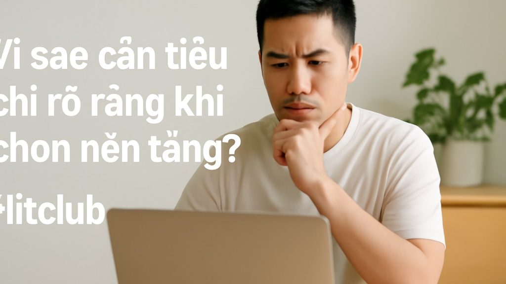 Minh họa: Vì sao cần tiêu chí rõ ràng khi chọn nền tảng?