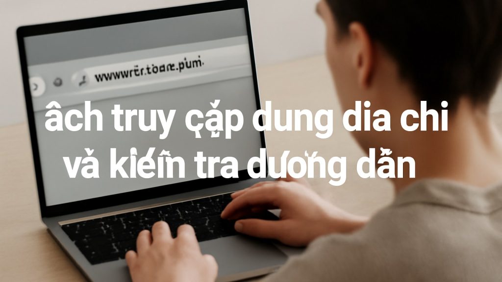 Cách truy cập đúng địa chỉ và kiểm tra đường dẫn Minh họa: Cách truy cập đúng địa chỉ và kiểm tra đường dẫn