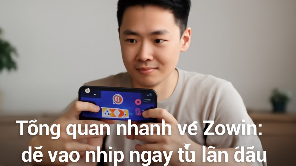 Minh họa: Tổng quan nhanh về Zowin: dễ vào nhịp ngay từ lần đầu