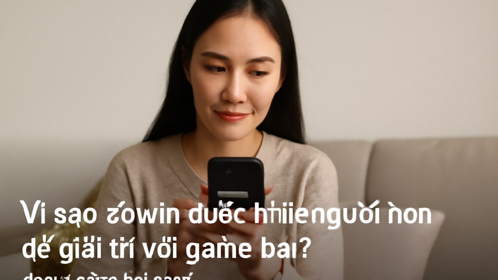 Zowin: Trải nghiệm cổng game bài linh hoạt cho người thích đấu trí